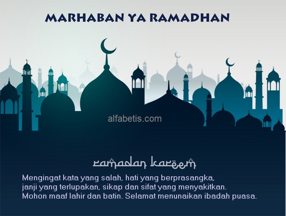 Detail Contoh Gambar Ucapan Ramadhan Nomer 52