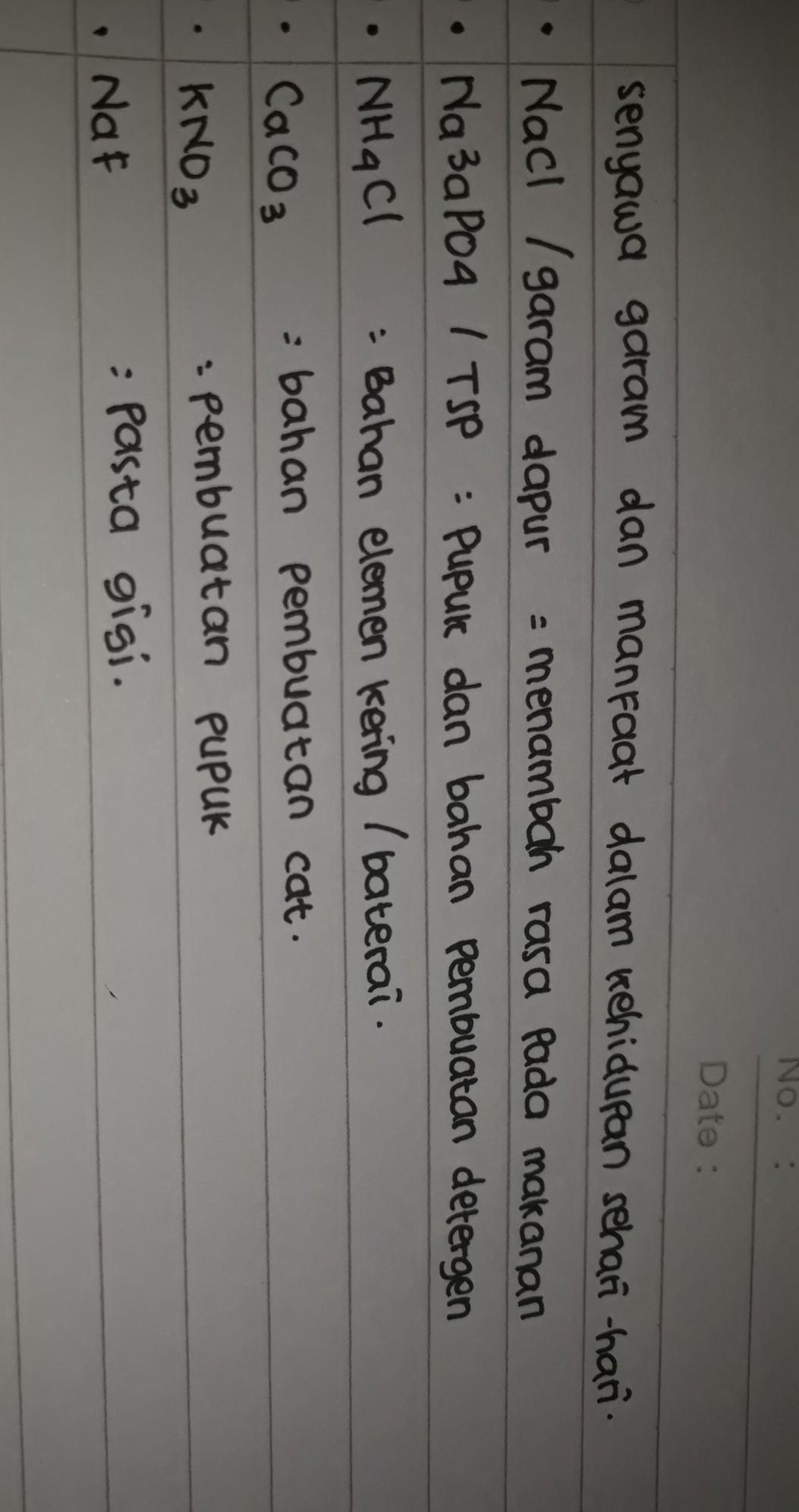 Detail Contoh Garam Dalam Kehidupan Sehari Hari Nomer 6