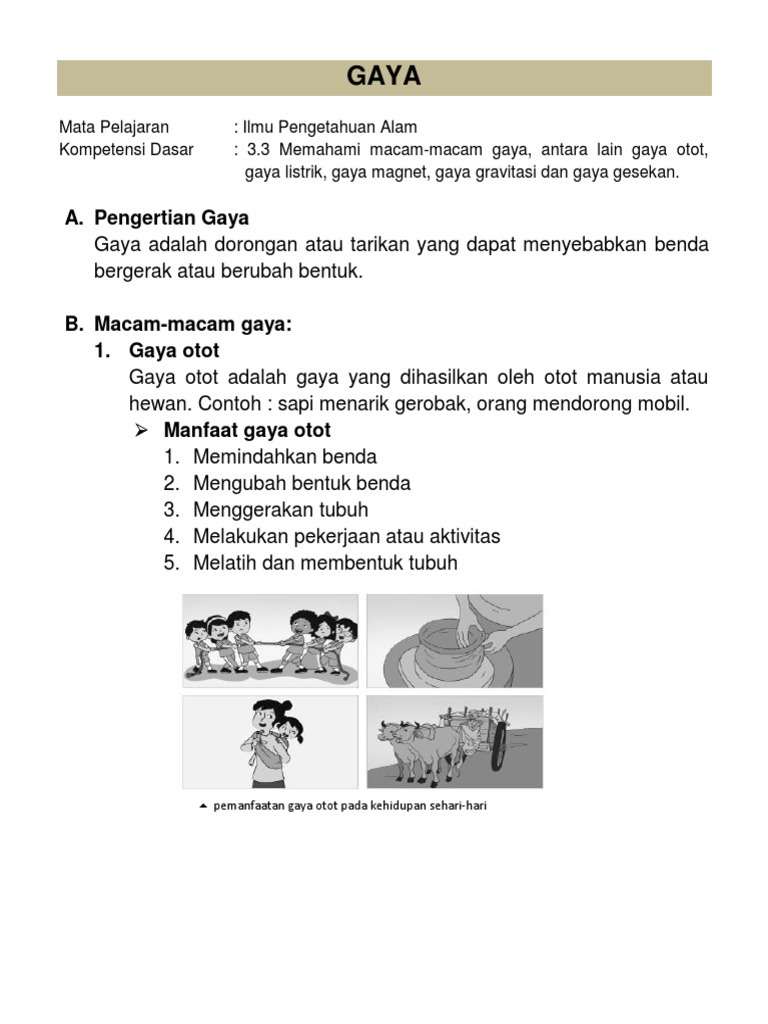 Detail Contoh Gaya Otot Adalah Nomer 47