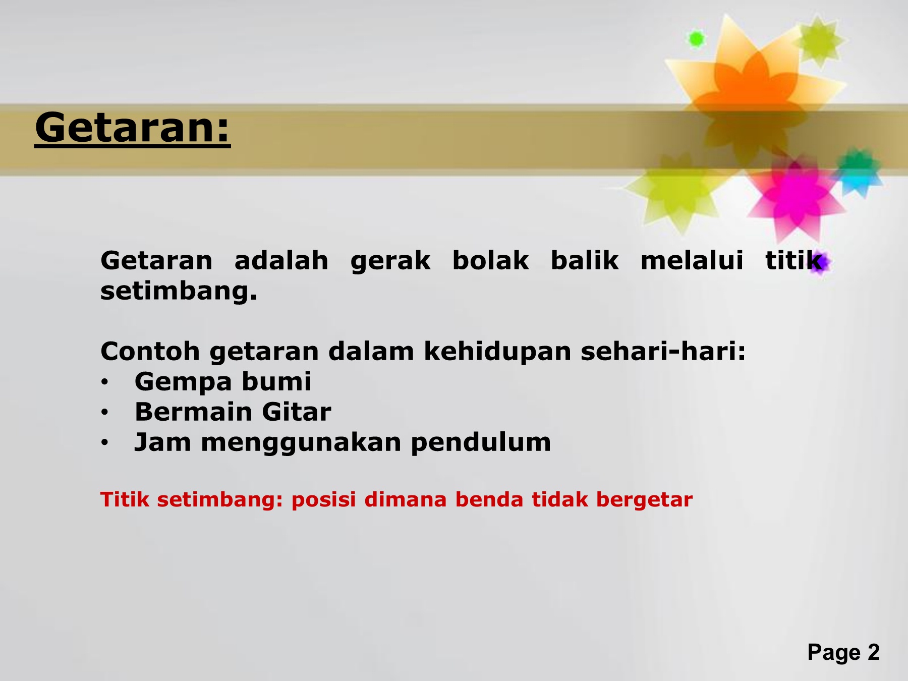 Detail Contoh Getaran Dalam Kehidupan Sehari Hari Nomer 47