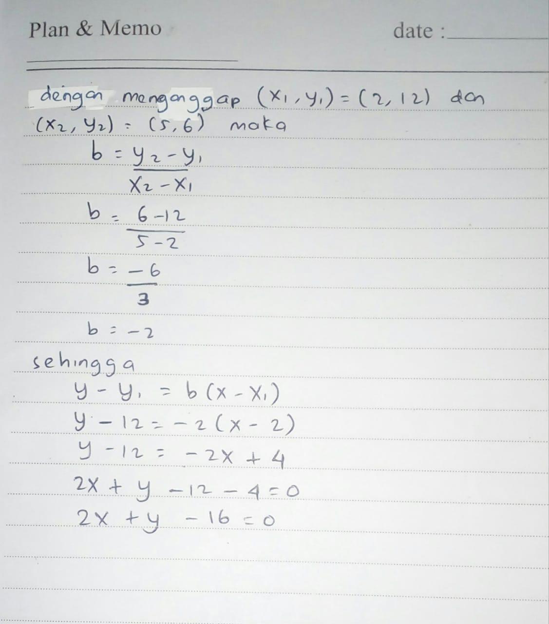 Detail Contoh Grafik Fungsi Linear Nomer 40