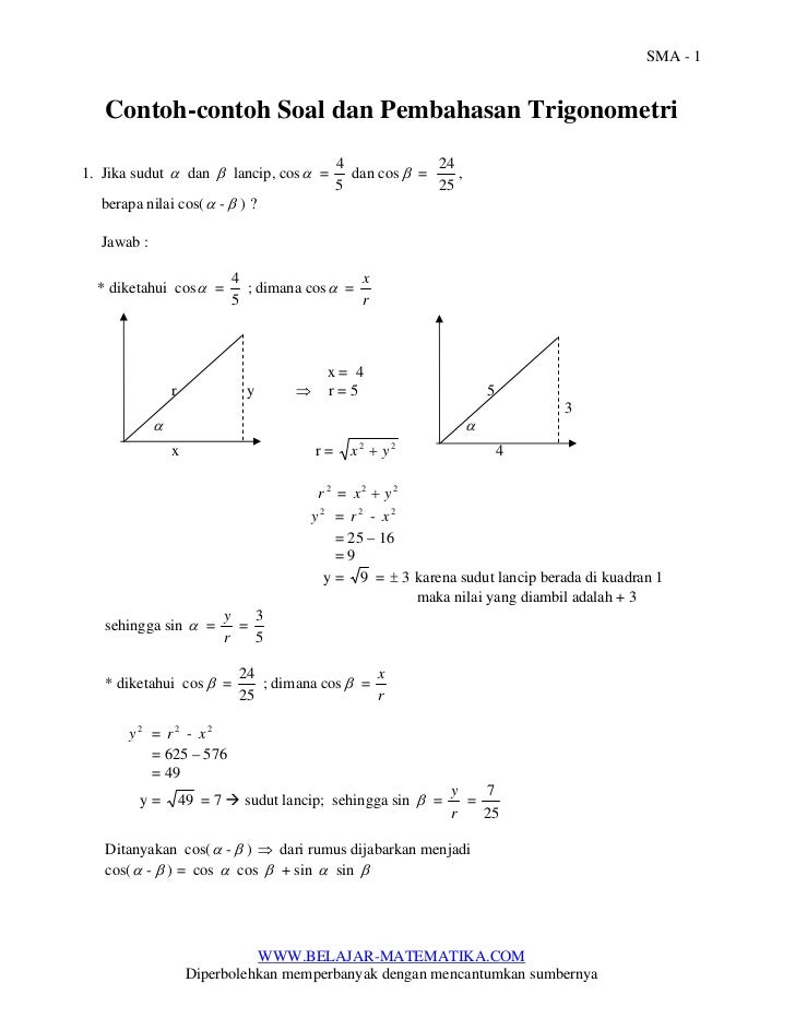 Detail Contoh Grafik Fungsi Trigonometri Nomer 38