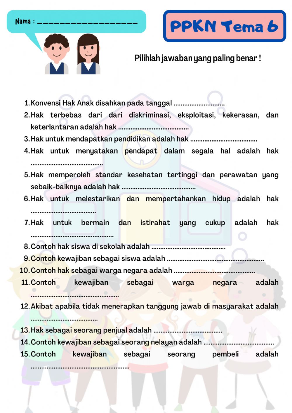 Detail Contoh Hak Anak Adalah Nomer 33