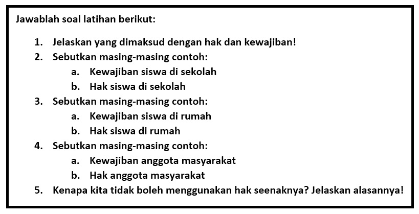 Detail Contoh Hak Anak Adalah Nomer 51