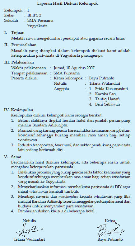 Detail Contoh Hasil Diskusi Nomer 2