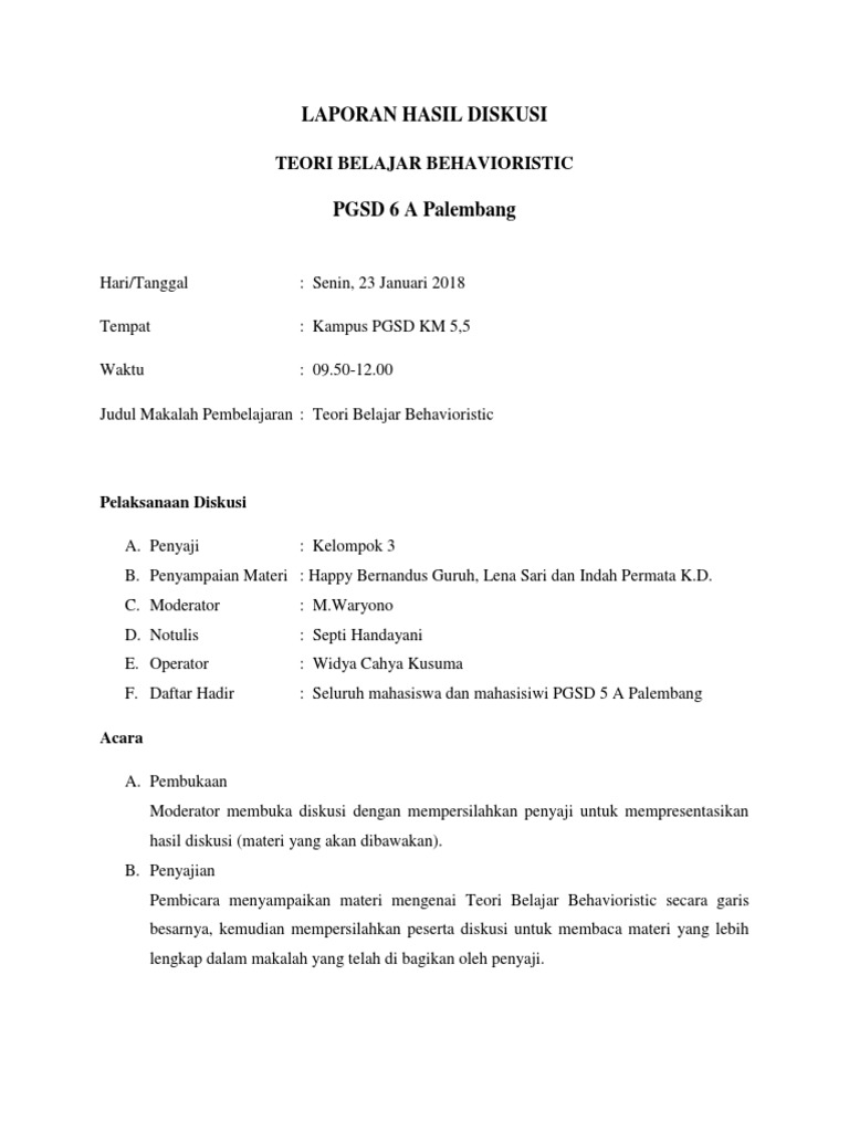 Detail Contoh Hasil Diskusi Nomer 14