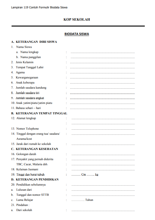 Detail Contoh Identitas Diri Nomer 35