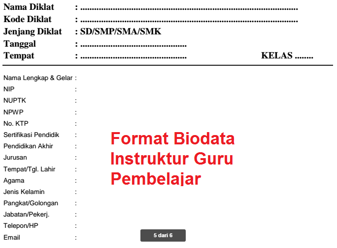 Detail Contoh Identitas Diri Nomer 48