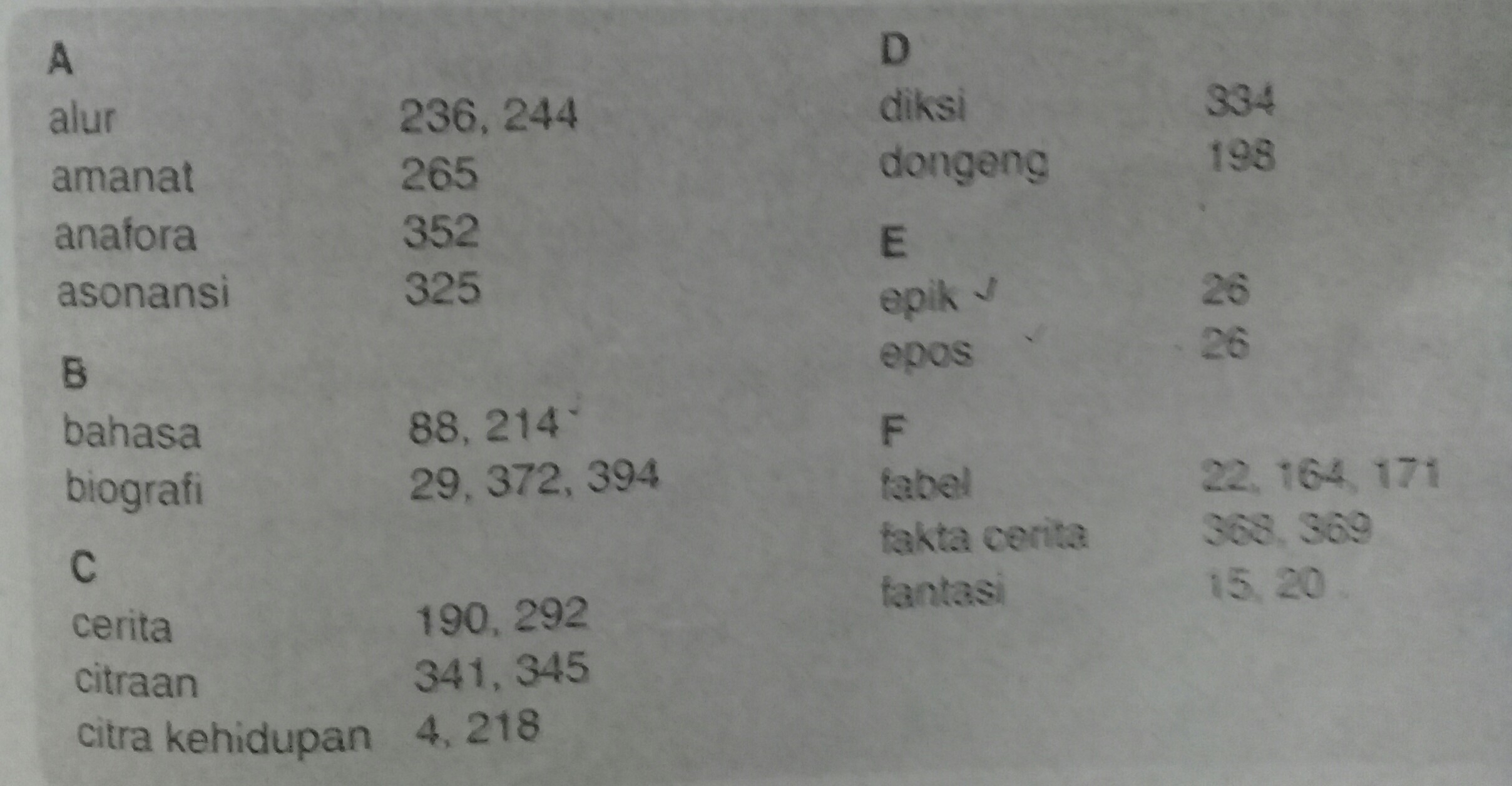 Detail Contoh Indeks Buku Perpustakaan Nomer 12