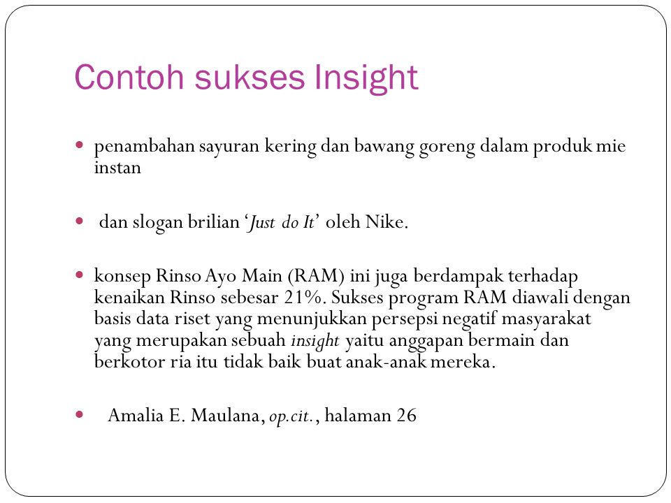 Detail Contoh Insight Adalah Nomer 7