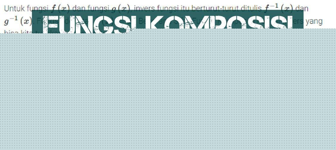 Detail Contoh Invers Fungsi Nomer 35