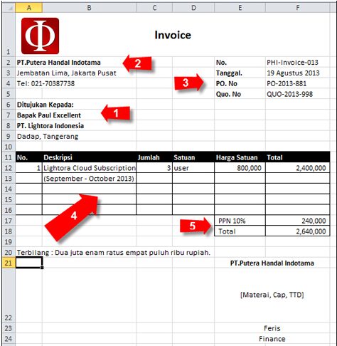 Detail Contoh Invoice Shopee Nomer 45