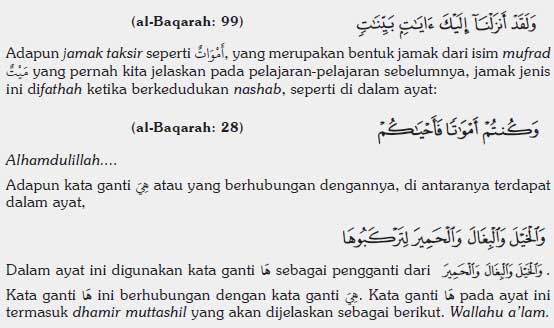 Detail Contoh Isim Mudzakkar Dalam Al Quran Nomer 36