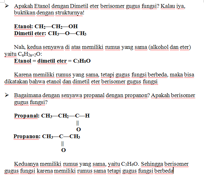 Detail Contoh Isomer Fungsi Nomer 25