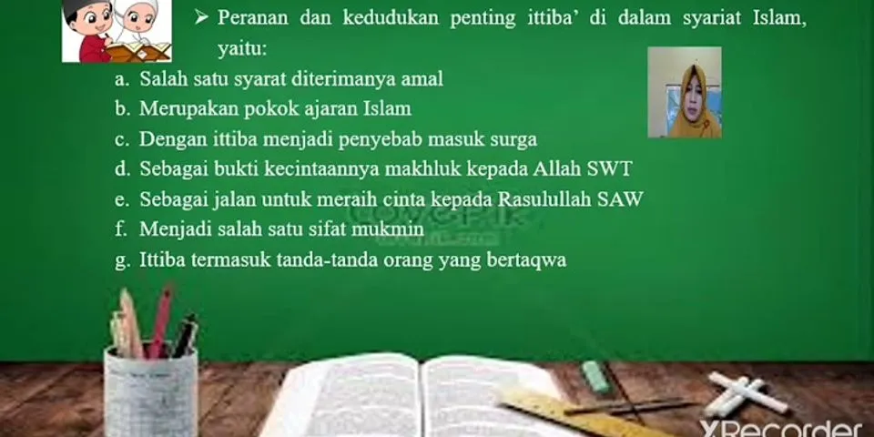 Contoh Ittiba Dalam Kehidupan Sehari Hari - KibrisPDR