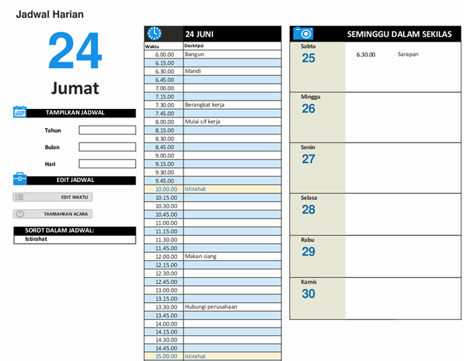 Detail Contoh Jadwal Harian Untuk Pelajar Nomer 38