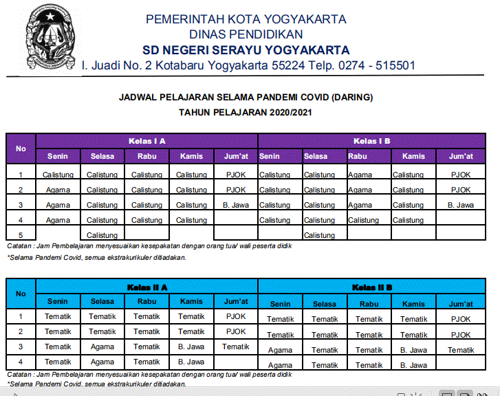 Detail Contoh Jadwal Pelajaran Dalam Bahasa Inggris Nomer 32