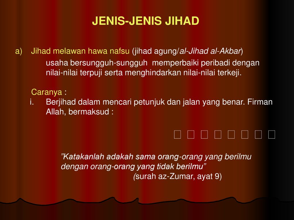 Detail Contoh Jihad Dalam Kehidupan Sehari Hari Nomer 30