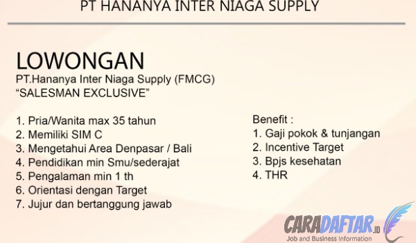 Detail Contoh Job Advertisement Nomer 17