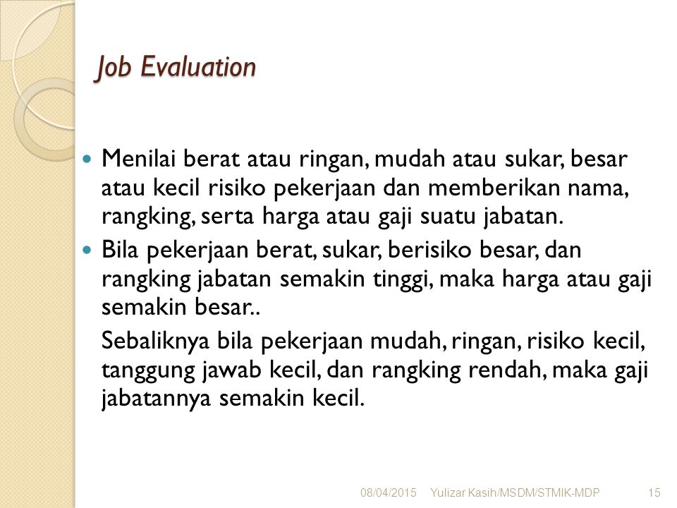 Detail Contoh Job Analysis Nomer 39