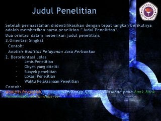 Detail Contoh Judul Penelitian Terapan Nomer 23