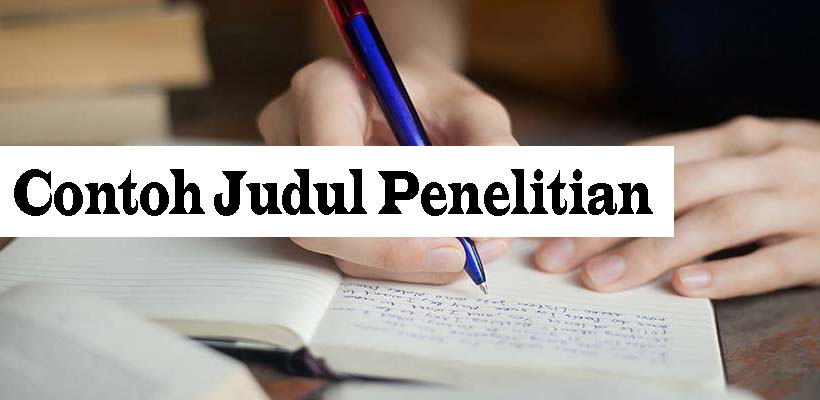 Detail Contoh Judul Penelitian Terapan Nomer 44