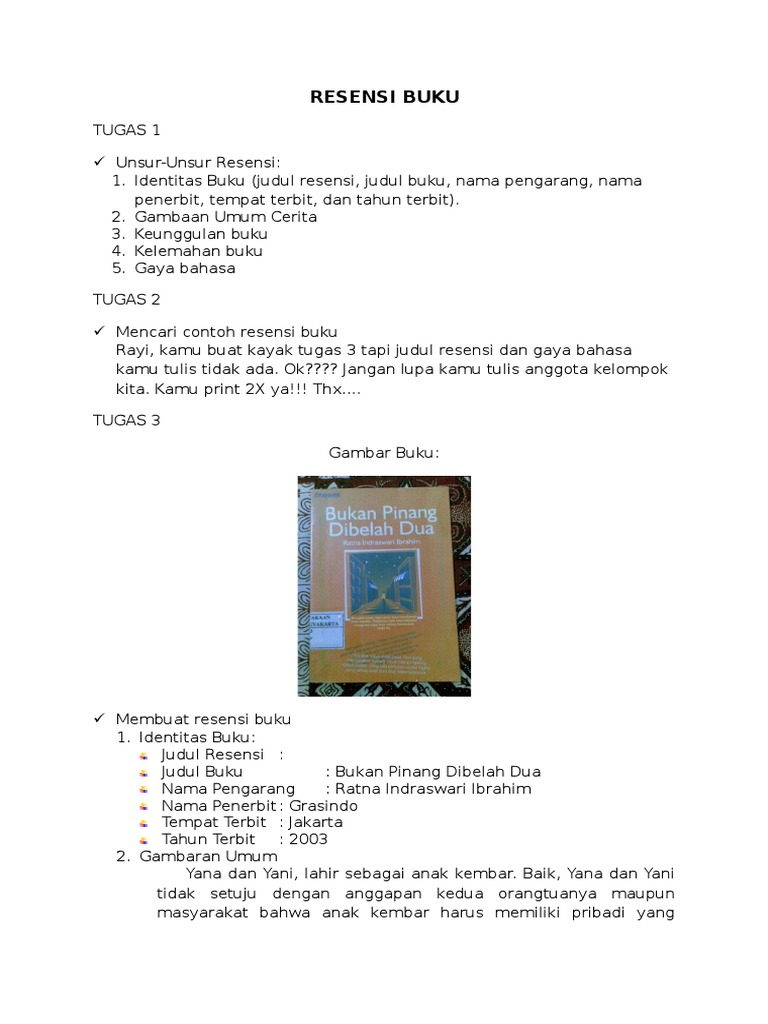 Detail Contoh Judul Resensi Buku Nomer 32