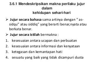 Detail Contoh Jujur Dalam Kehidupan Sehari Hari Nomer 15