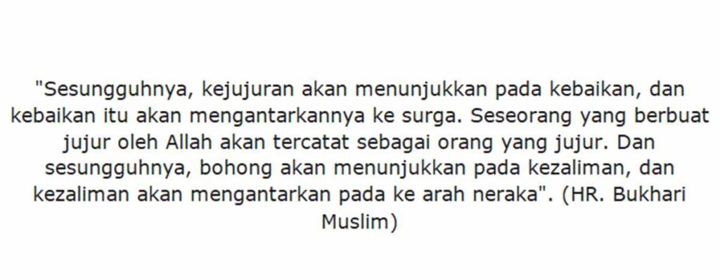 Detail Contoh Jujur Dalam Kehidupan Sehari Hari Nomer 28