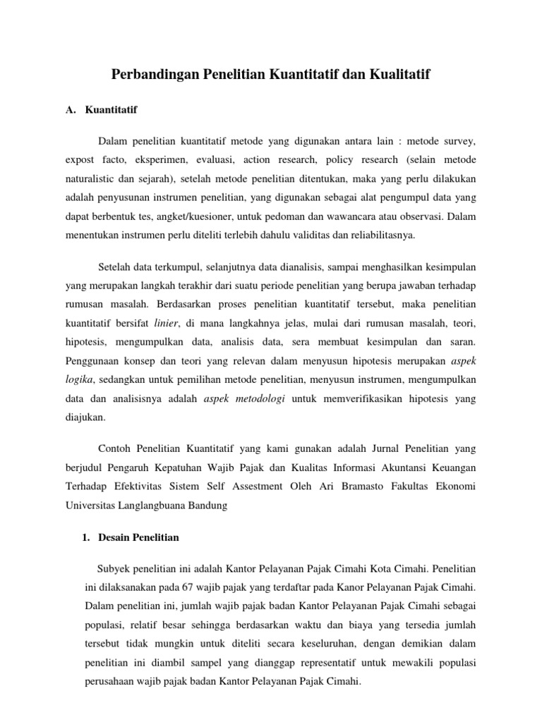 Detail Contoh Jurnal Kuantitatif Nomer 5