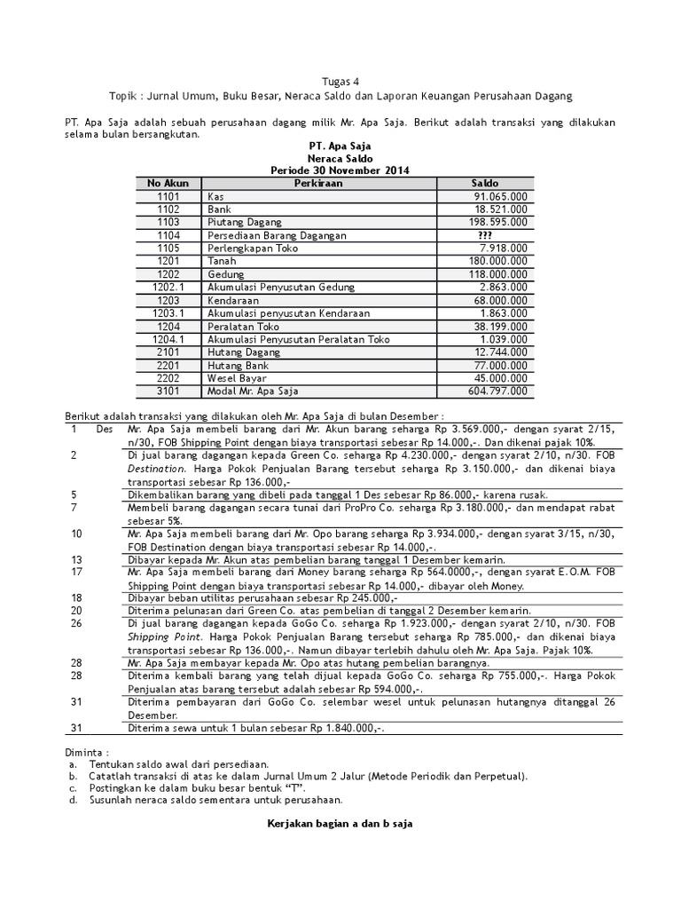 Detail Contoh Jurnal Umum Dan Buku Besar Nomer 43