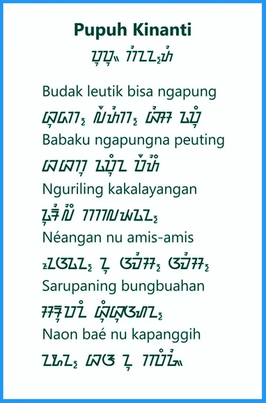 Detail Contoh Kalimat Aksara Sunda Beserta Artinya Nomer 8