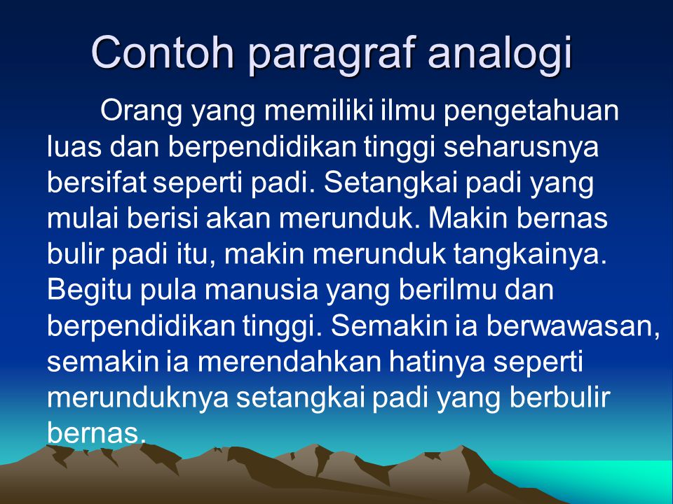 Detail Contoh Kalimat Analogi Nomer 6