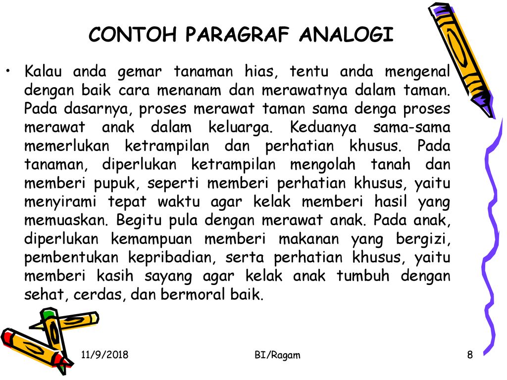 Detail Contoh Kalimat Analogi Nomer 8