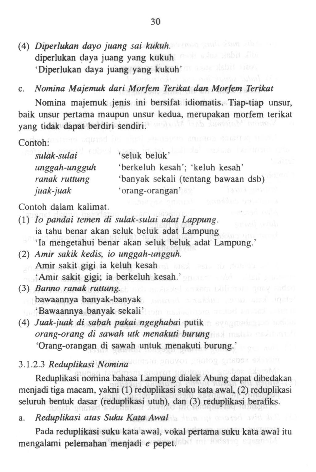 Detail Contoh Kalimat Bahasa Lampung Dan Artinya Nomer 44