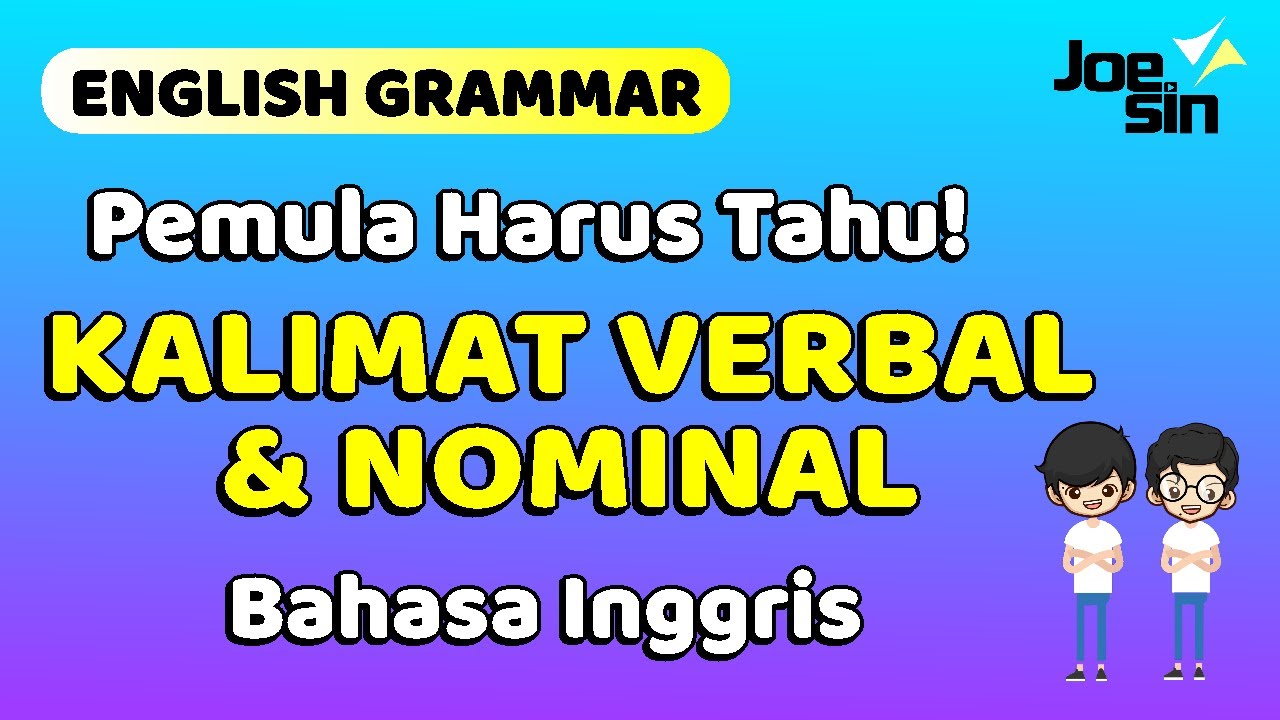 Detail Contoh Kalimat Nominal Dalam Bahasa Inggris Nomer 15