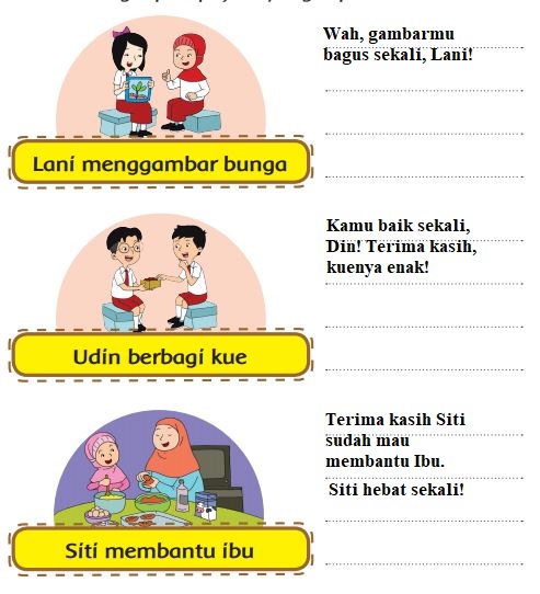 Detail Contoh Kalimat Pujian Untuk Anak Sd Kelas 1 Nomer 12