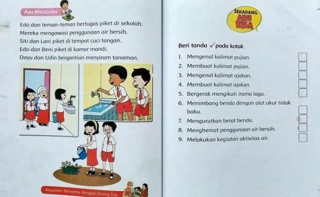 Detail Contoh Kalimat Pujian Untuk Anak Sd Kelas 1 Nomer 8