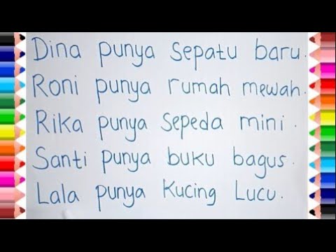 Detail Contoh Kalimat Sederhana Untuk Anak Tk Nomer 9