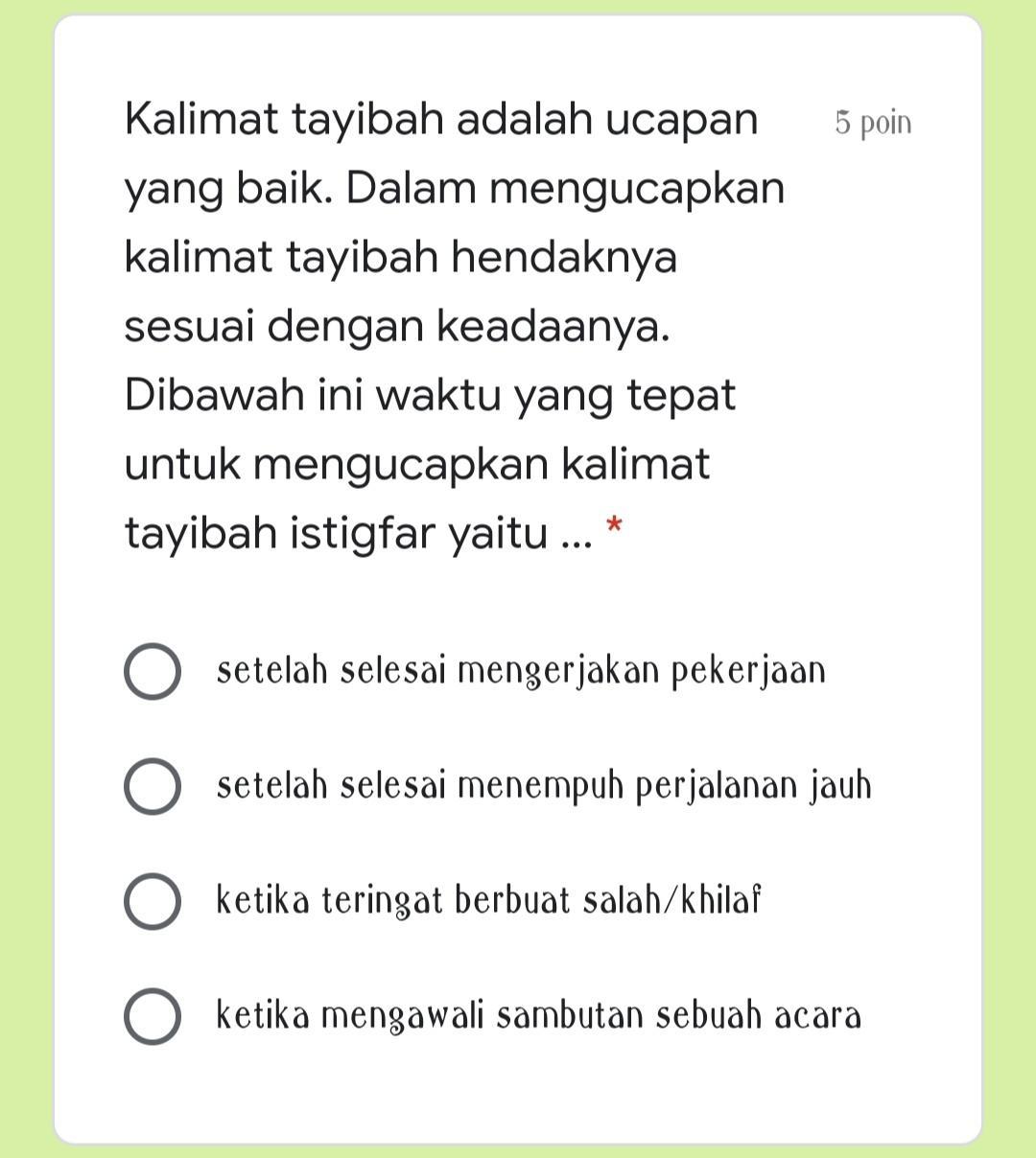 Detail Contoh Kalimat Thayyibah Beserta Artinya Nomer 22