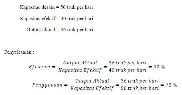 Detail Contoh Kapasitas Produksi Nomer 10