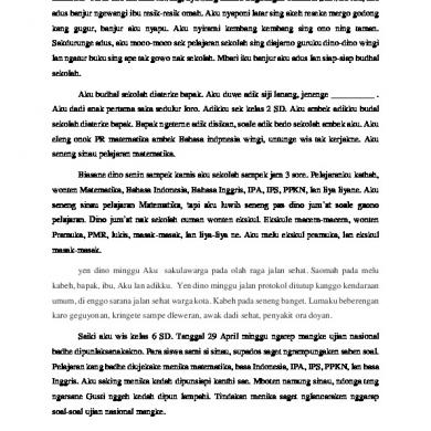 Detail Contoh Karangan Bahasa Jawa Nomer 11