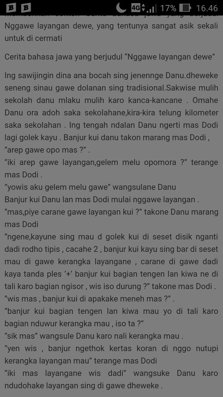Detail Contoh Karangan Bahasa Jawa Nomer 6