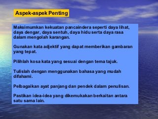 Detail Contoh Karangan Deskripsi Nomer 48