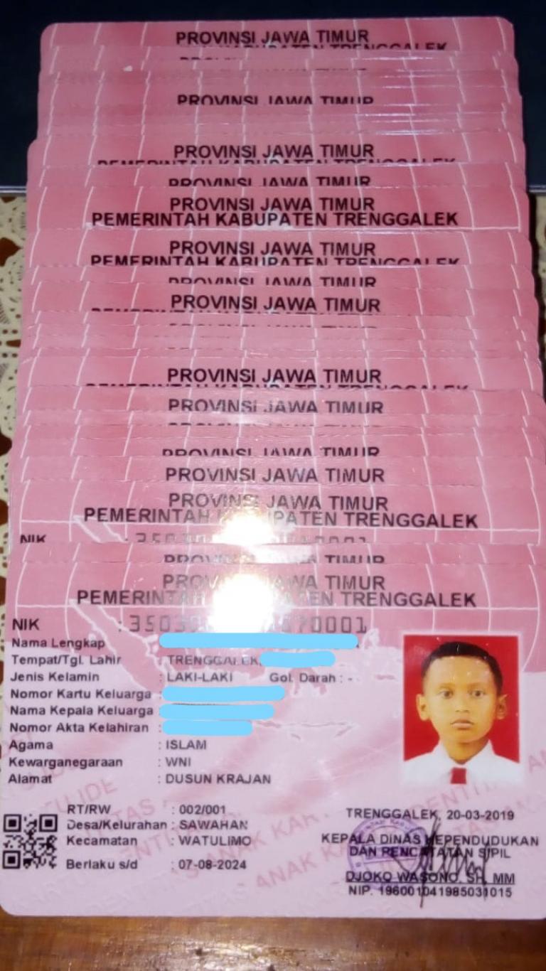 Detail Contoh Kartu Identitas Anak Nomer 36