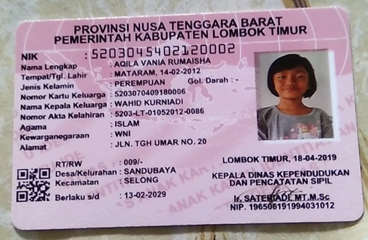 Detail Contoh Kartu Identitas Anak Nomer 6