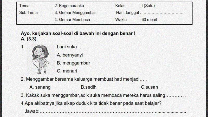 Detail Contoh Kartu Kata Untuk Anak Sd Kelas 1 Nomer 30