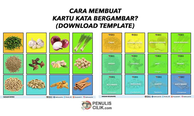 Detail Contoh Kartu Kata Untuk Anak Tk Nomer 2