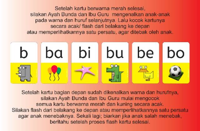 Detail Contoh Kartu Kata Untuk Anak Tk Nomer 13