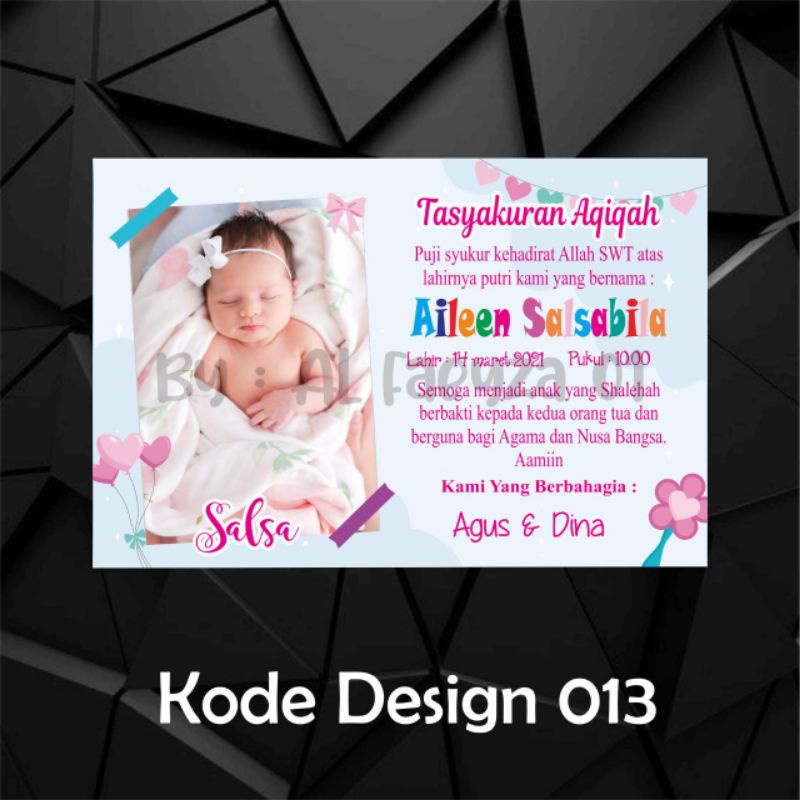 Detail Contoh Kartu Selapan Bayi Nomer 4